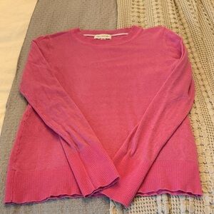 Pink Crew Neck Sweater